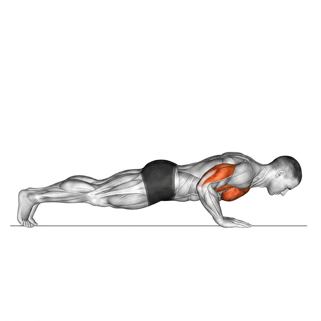 Posición final de Flexiones
