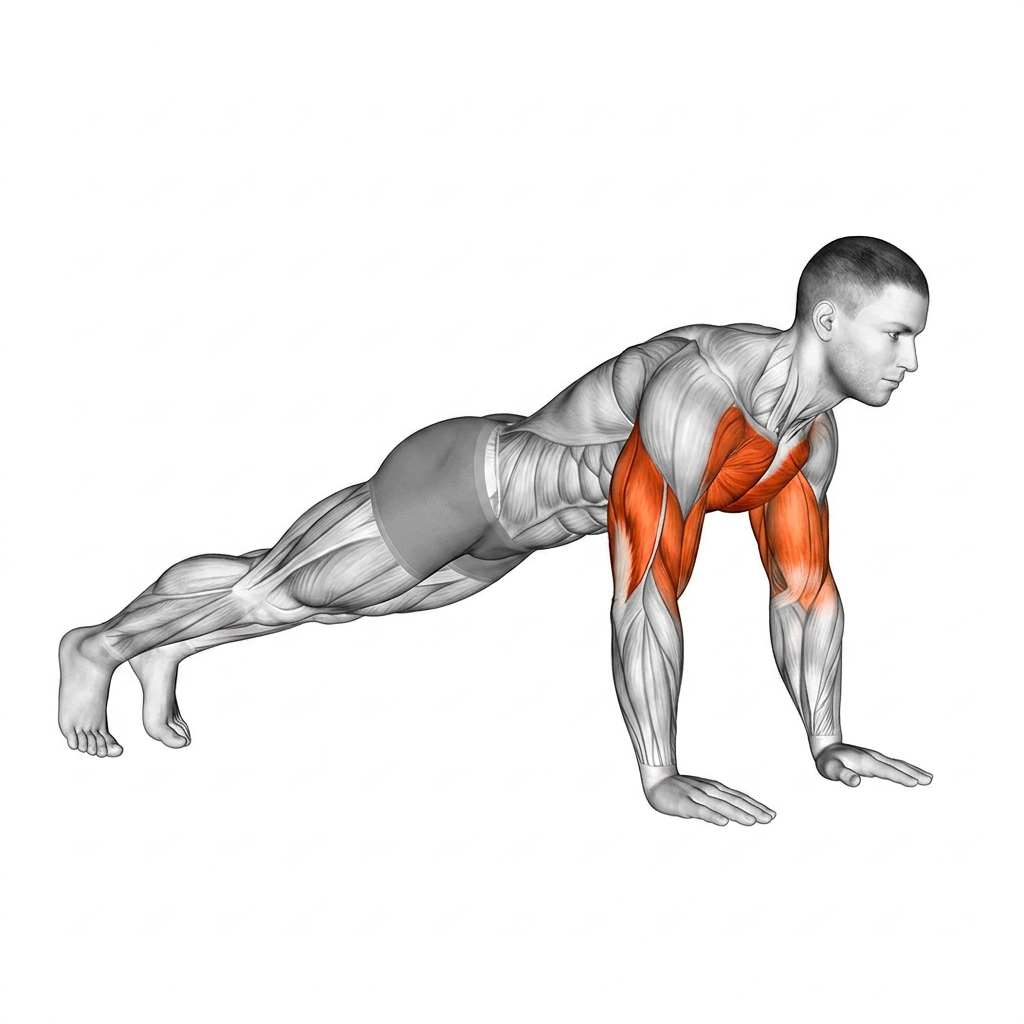 Posición inicial de Flexiones