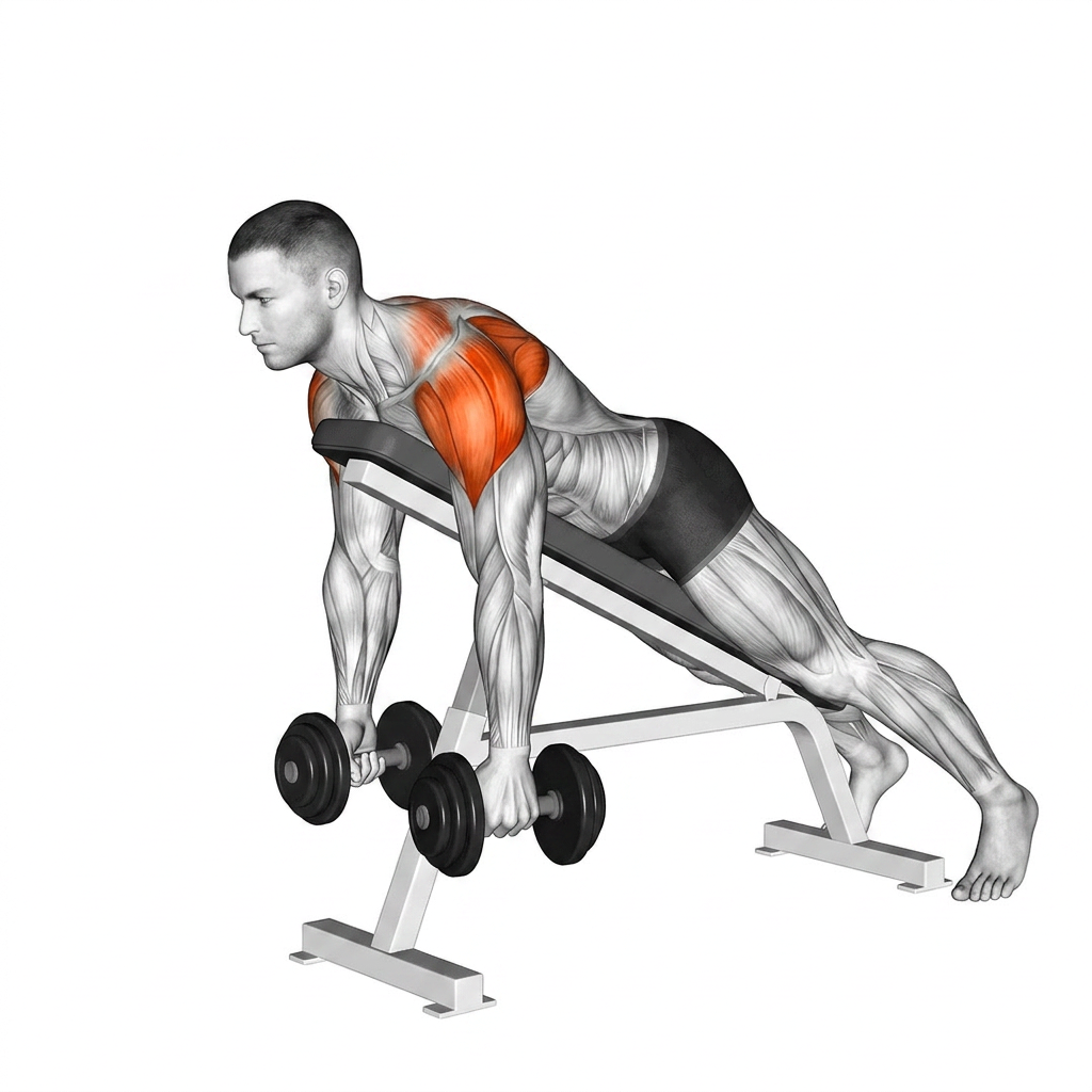 Posición inicial de Pájaro pecho apoyado
